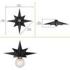 Applique LED a forma di stella – Moderna e Decorativa | Luce d'atmosfera per la casa
