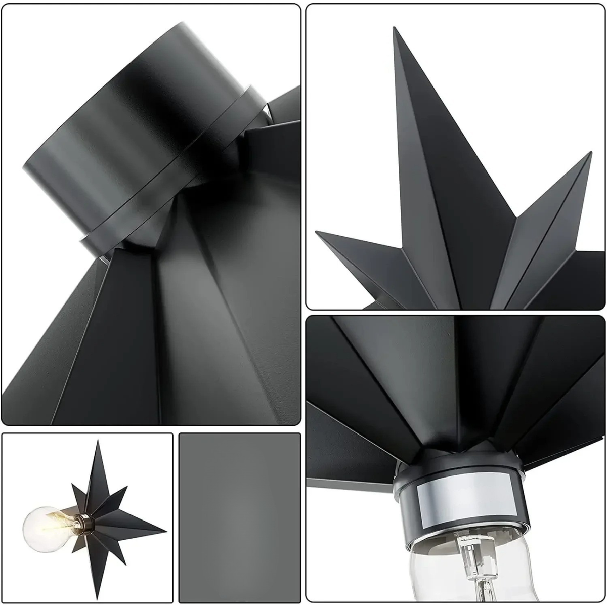 Applique LED a forma di stella – Moderna e Decorativa | Luce d'atmosfera per la casa