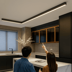 LUMIVIA – Lampada da soffitto LED minimalista con eleganza scandinava