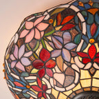 Interiors 1900 Sullivan Flush Tiffany Lampada da Soffitto