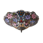 Interiors 1900 Sullivan Flush Tiffany Lampada da Soffitto