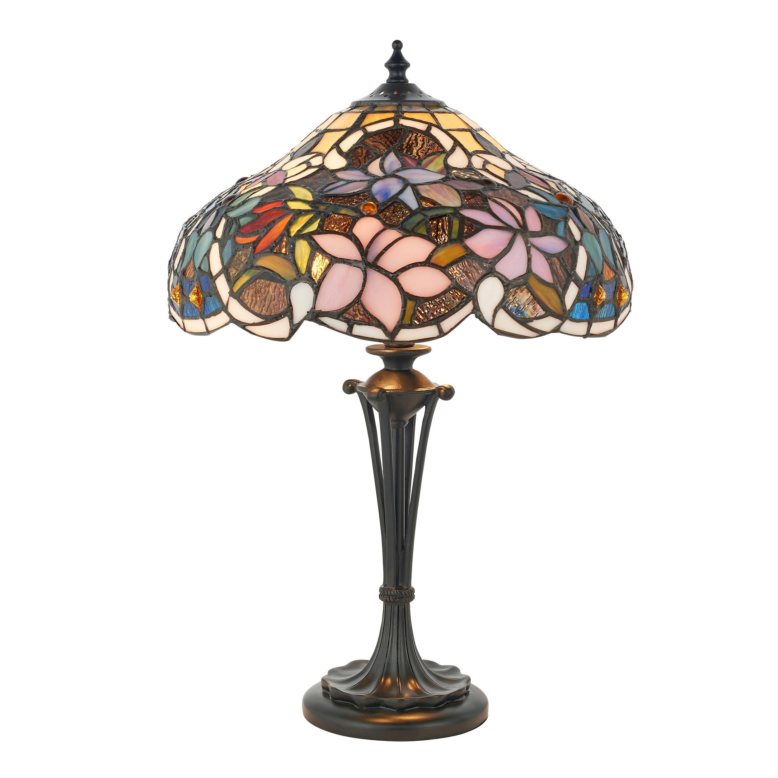 Interiors 1900 Sullivan Piccola Lampada da Tavolo Tiffany