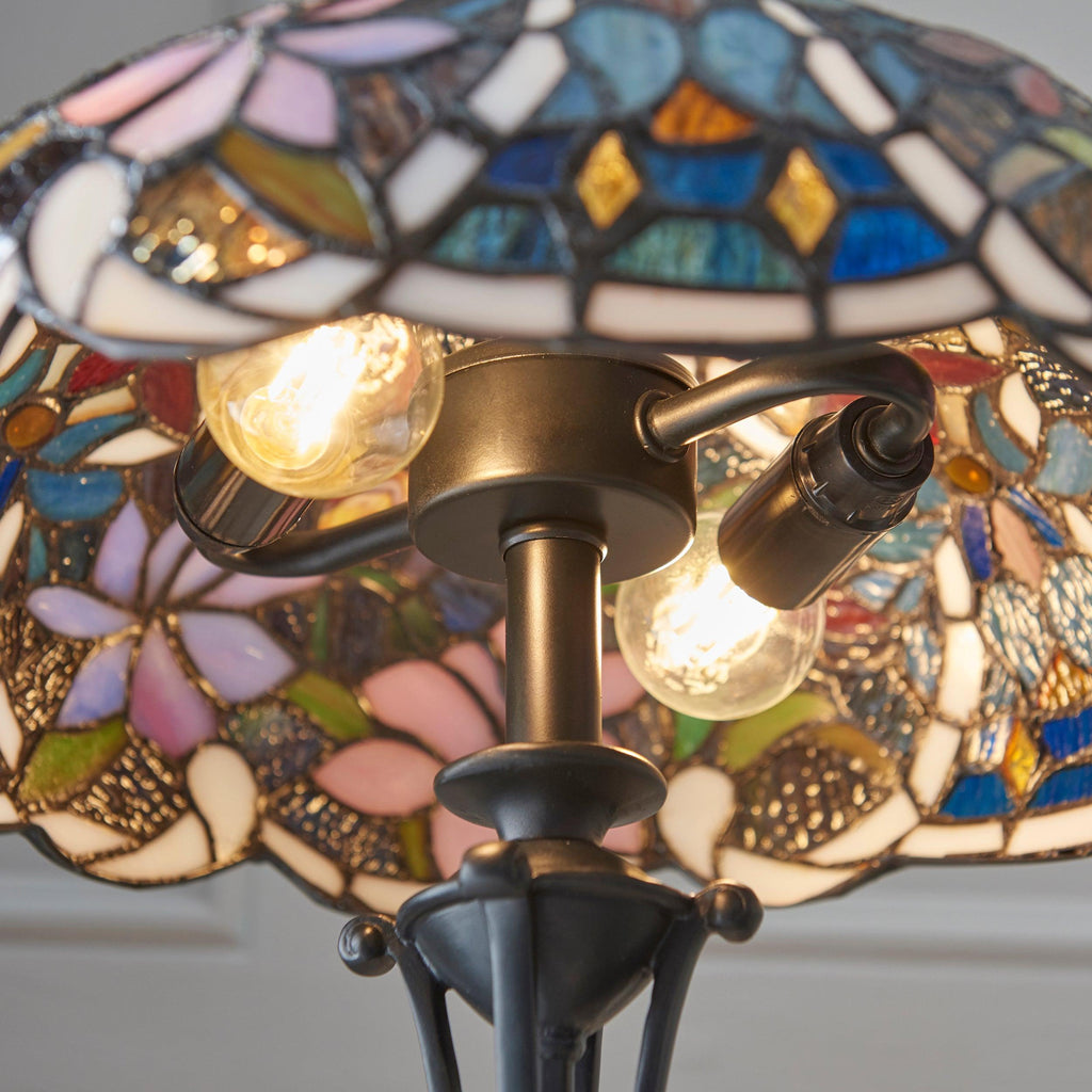 Interiors 1900 Sullivan Piccola Lampada da Tavolo Tiffany