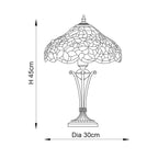 Interiors 1900 Sullivan Piccola Lampada da Tavolo Tiffany