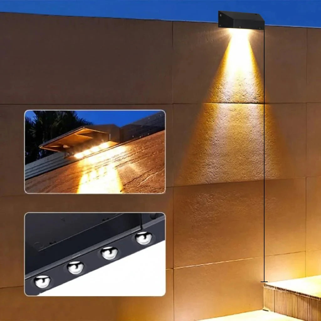 SUNEDGE – Lampada Solare da Parete per Spazi Esterni