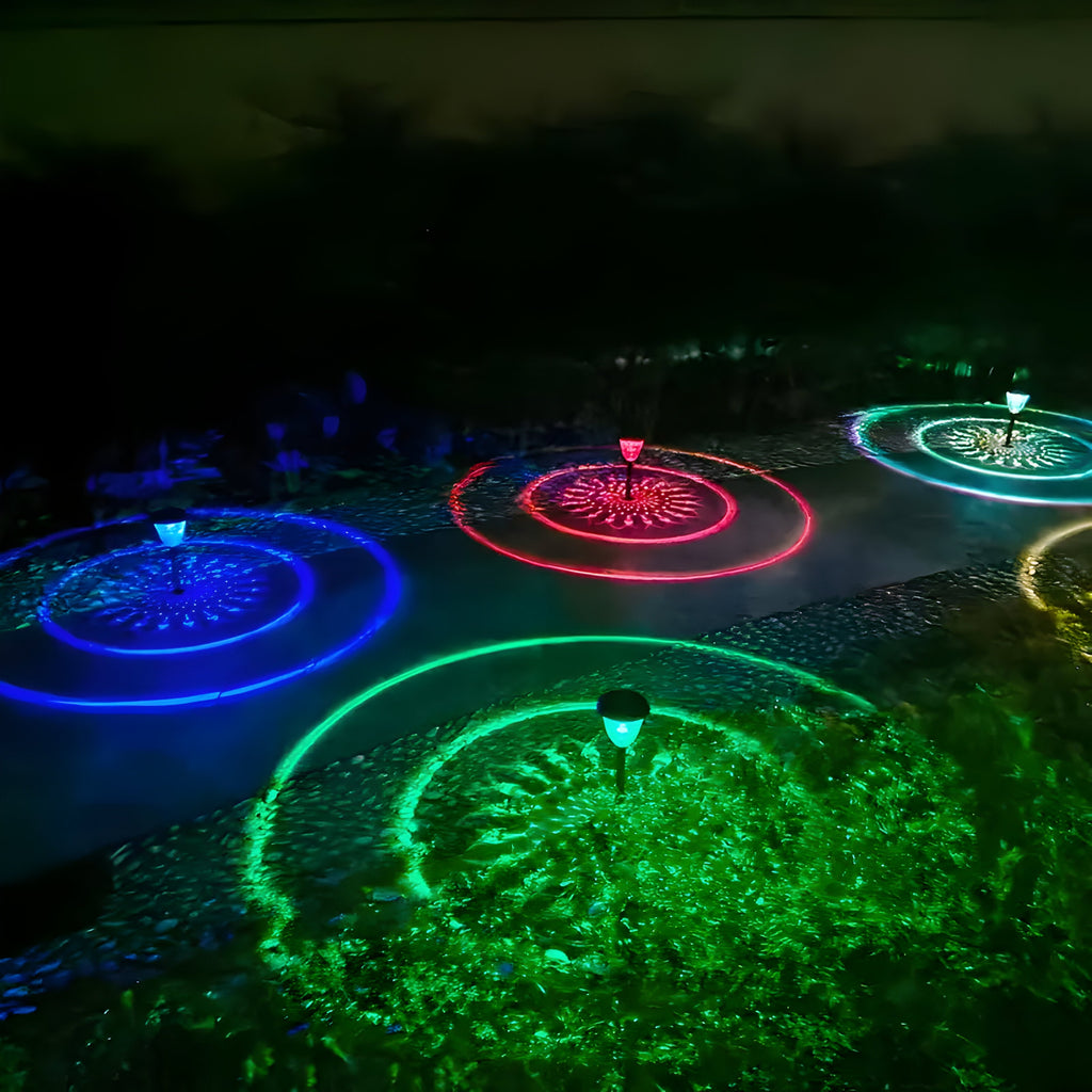 SunSphere Light - Set di 4 eleganti luci solari da giardino