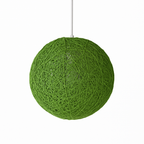 Sospensione palla di carta Wicker
