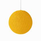 Sospensione palla di carta Wicker
