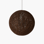 Sospensione palla di carta Wicker