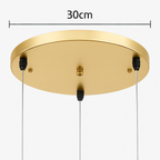 Sospensione a forma di palla in vetro design nordico moderno decorativa loft LED