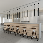Sospensione design cilindrica a LED Cob