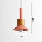 Sospensione di design in legno e metallo di diverse forme Window