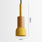 Sospensione di design in legno e metallo di diverse forme Window