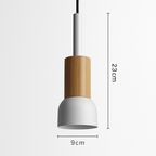 Sospensione di design in legno e metallo di diverse forme Window