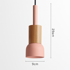 Sospensione di design in legno e metallo di diverse forme Window