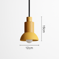 Sospensione di design in legno e metallo di diverse forme Window