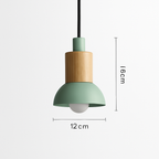 Sospensione di design in legno e metallo di diverse forme Window