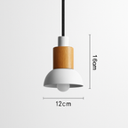 Sospensione di design in legno e metallo di diverse forme Window
