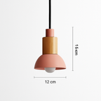 Sospensione di design in legno e metallo di diverse forme Window