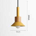Sospensione di design in legno e metallo di diverse forme Window