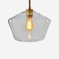 Design sospensione a LED in metallo e vetro di forme multiple