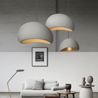 Design sospensione LED minimalista di forma originale Boaz