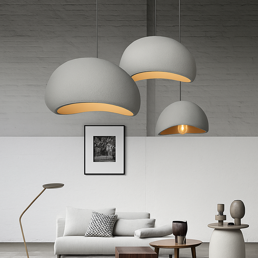 Design sospensione LED minimalista di forma originale Boaz