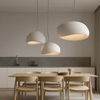Design sospensione LED minimalista di forma originale Boaz