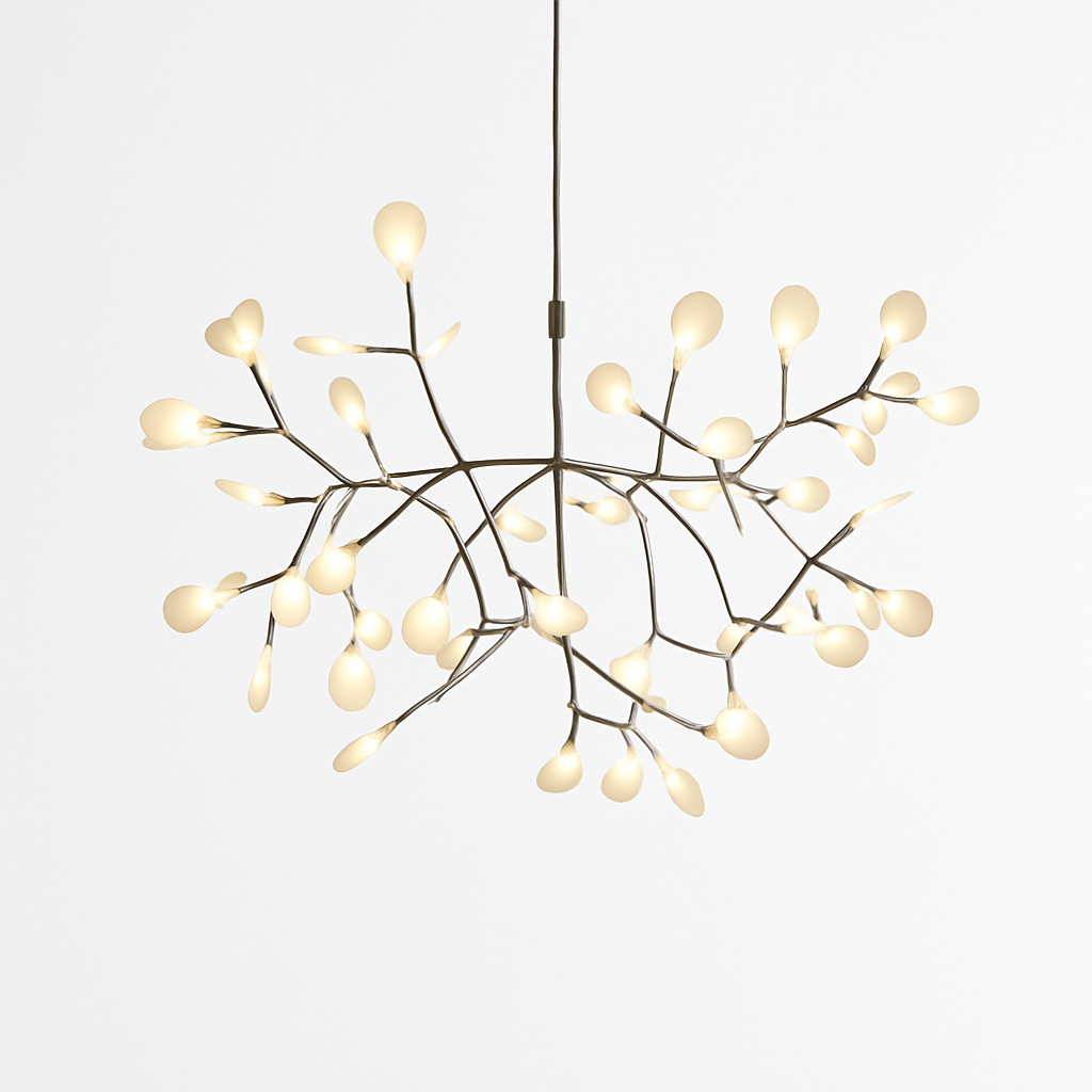 Design moderno della sospensione LED albero colore rame o nero Casa