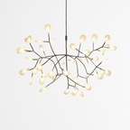 Design moderno della sospensione LED albero colore rame o nero Casa