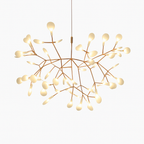 Design moderno della sospensione LED albero colore rame o nero Casa