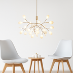 Design moderno della sospensione LED albero colore rame o nero Casa