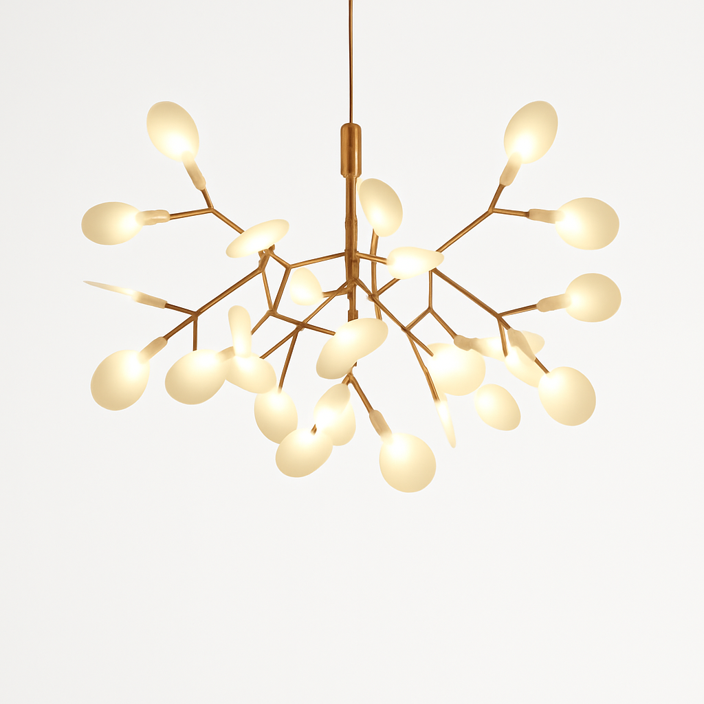 Design moderno della sospensione LED albero colore rame o nero Casa