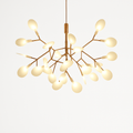 Design moderno della sospensione LED albero colore rame o nero Casa