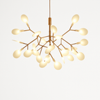 Design moderno della sospensione LED albero colore rame o nero Casa