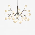 Design moderno della sospensione LED albero colore rame o nero Casa
