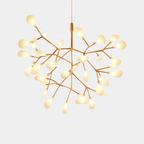 Design moderno della sospensione LED albero colore rame o nero Casa