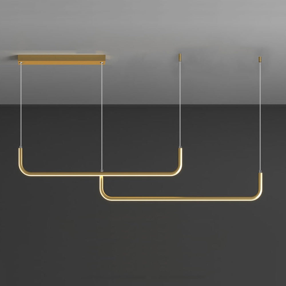 Design moderno sospensione LED in alluminio stile Hang