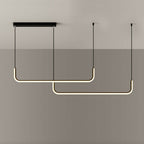 Design moderno sospensione LED in alluminio stile Hang