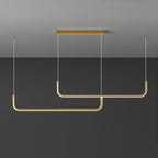 Design moderno sospensione LED in alluminio stile Hang