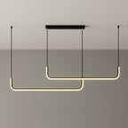 Design moderno sospensione LED in alluminio stile Hang