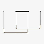 Design moderno sospensione LED in alluminio stile Hang
