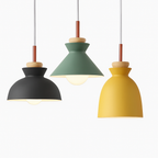 Sospensione in metallo colorato di diverse forme Nordic