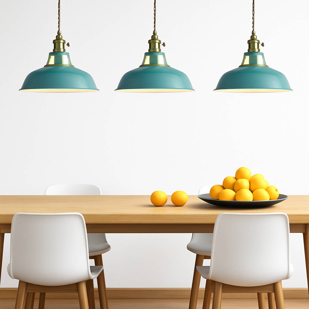 Sospensione LED in metallo colorato Loft