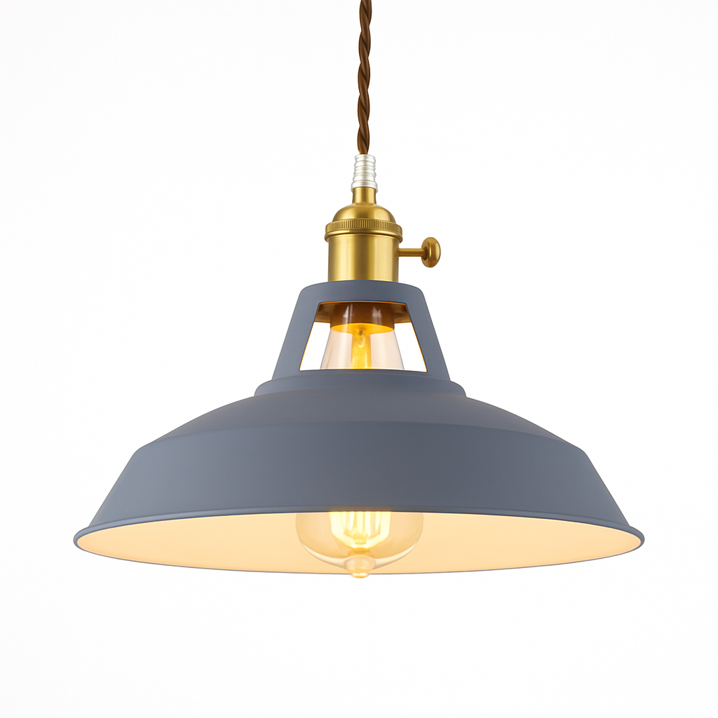 Sospensione LED in metallo colorato Loft