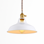 Sospensione LED in metallo colorato Loft