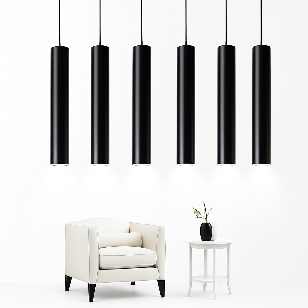 Sospensione LED a tubo cilindrico