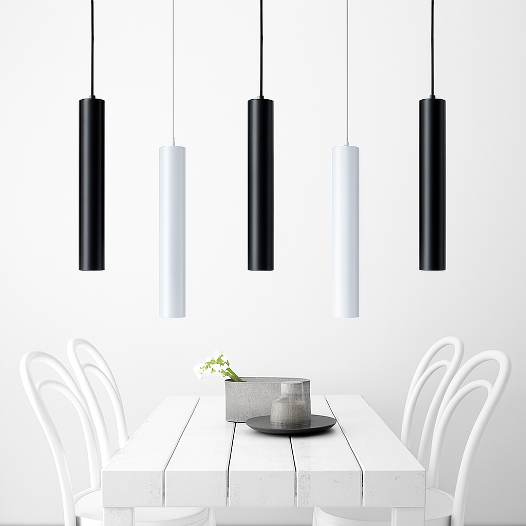Sospensione LED a tubo cilindrico