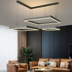 design della sospensione luminosa | salone e sala da pranzo