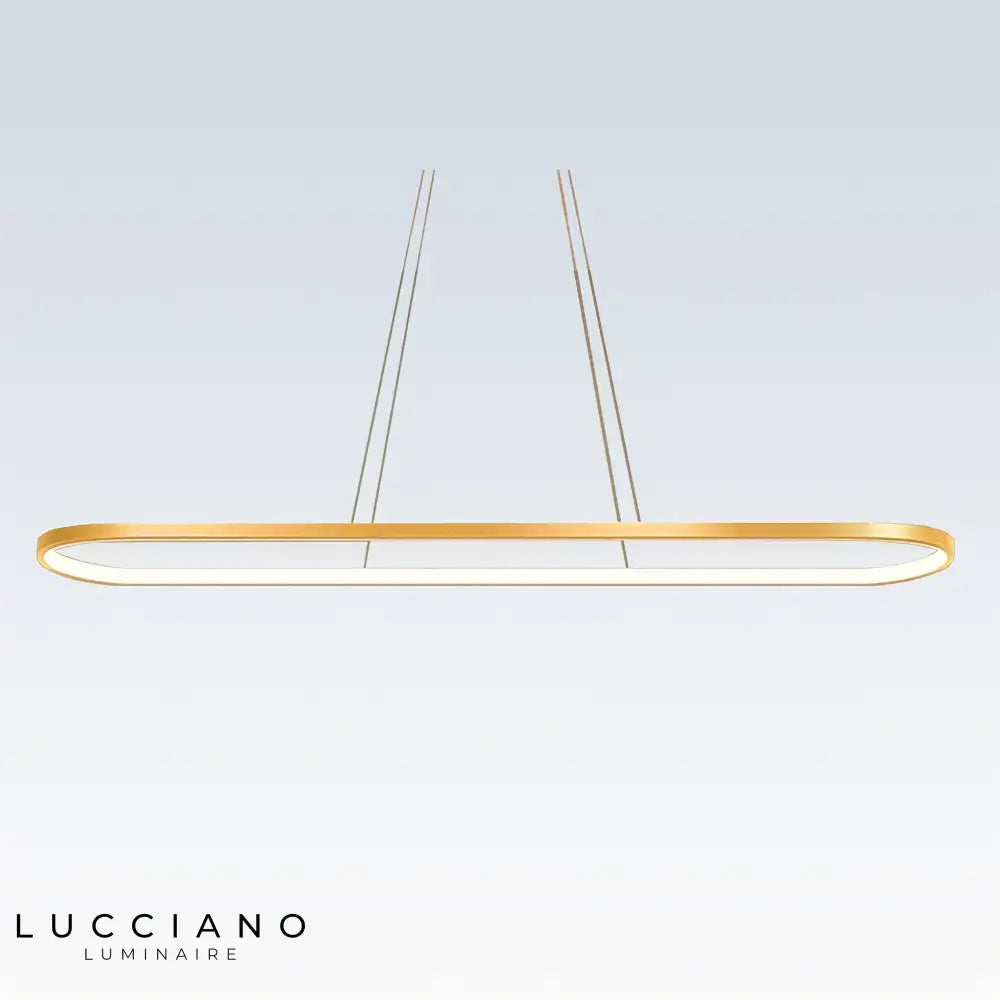 Sospensione luminosa ovale design